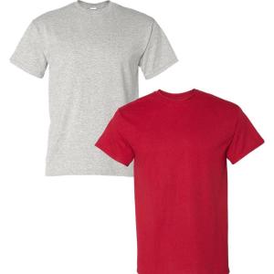 imageGildan Large Mens DryBlend Classic TShirtAshSport Scarlet Red