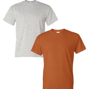 imageGildan Large Mens DryBlend Classic TShirtAshTexas Orange
