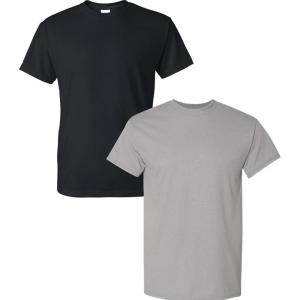 imageGildan Large Mens DryBlend Classic TShirtBlackGravel