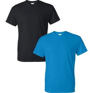 imageGildan Large Mens DryBlend Classic TShirtBlackSapphire