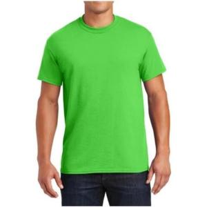 imageGildan Large Mens DryBlend Classic TShirtElectricgreen