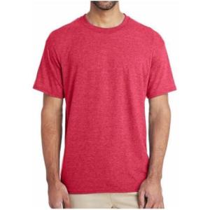imageGildan Large Mens DryBlend Classic TShirtHeather Sport Scarlet Red