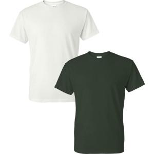 imageGildan Large Mens DryBlend Classic TShirtWhiteForest