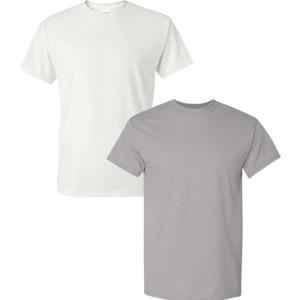 imageGildan Large Mens DryBlend Classic TShirtWhiteGravel
