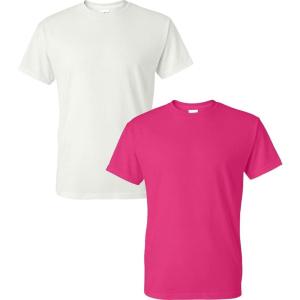 imageGildan Large Mens DryBlend Classic TShirtWhiteHeliconia