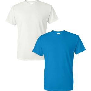 imageGildan Large Mens DryBlend Classic TShirtWhiteSapphire