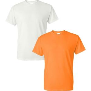 imageGildan Large Mens DryBlend Classic TShirtWhiteTennessee Orange