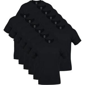 imageGildan Mens Crew TShirts Multipack Style G1100Black 12pack
