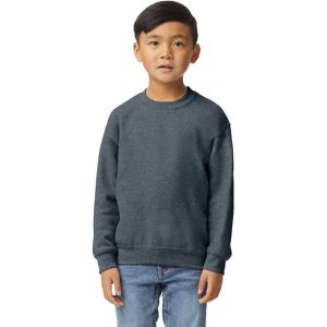imageGildan unisexchild Fleece Crewneck Sweatshirt Style G18000bDark Heather