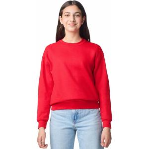 imageGildan unisexchild Fleece Crewneck Sweatshirt Style G18000bRed