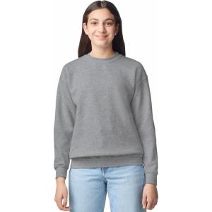 imageGildan unisexchild Fleece Crewneck Sweatshirt Style G18000bSport Grey