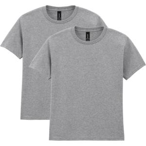 imageGildan Youth Heavy Cotton TShirt Style G5000B 2Pack Sport Grey Large