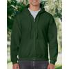 imageGildan Mens Full Zip Hooded SweatshirtGreen