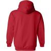 imageHooded Pullover Sweat Shirt Heavy Blend 5050 775 oz by Gildan Style 18500 Small Red