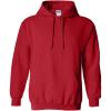 imageHooded Pullover Sweat Shirt Heavy Blend 5050 775 oz by Gildan Style 18500 Small Red
