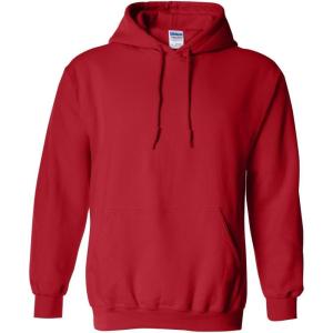 imageHooded Pullover Sweat Shirt Heavy Blend 5050 775 oz by Gildan Style 18500 Small Red