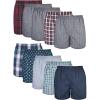 imageGildan mens Underwear Boxers MultipackMixed RedBlue Assorted 10pack
