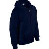 imageGildan Fleece Zip Hoodie Sweatshirt Style G18600 MultipackNavy