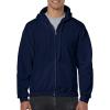 imageGildan Fleece Zip Hoodie Sweatshirt Style G18600 MultipackNavy