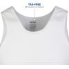 imageGildan Mens AShirt Tanks Multipack Style G1104White 6pack