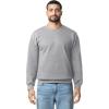 imageGildan Adult Softstyle Crewneck Sweatshirt Style GSF000Sport Grey