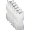 imageGildan Mens AShirt Tanks Multipack Style G1104White 6pack