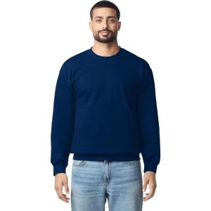 imageGildan Adult Softstyle Crewneck Sweatshirt Style GSF000Navy