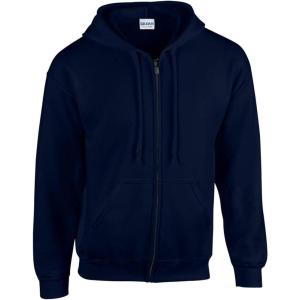 imageGildan Fleece Zip Hoodie Sweatshirt Style G18600 MultipackNavy