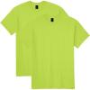 imageGildan UnisexAdult DryBlend TShirt Style G8000 MultipackSafety Green 2pack