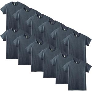 imageGildan UnisexAdult DryBlend TShirt Style G8000 MultipackDark Heather 12pack