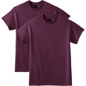 imageGildan UnisexAdult DryBlend TShirt Style G8000 MultipackMaroon 2pack