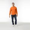 imageGildan Adult Heavy Cotton Long Sleeve TShirt Style G5400 2PackS Orange