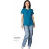 imageGildan Womens Softstyle Cotton TShirt Style G64000l MultipackAntique Sapphire