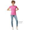 imageGildan Womens Softstyle Cotton TShirt Style G64000l MultipackAzalea