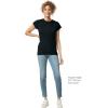 imageGildan Womens Softstyle Cotton TShirt Style G64000l MultipackBlack