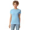 imageGildan Womens Softstyle Cotton TShirt Style G64000l MultipackLight Blue