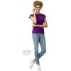 imageGildan Womens Softstyle Cotton TShirt Style G64000l MultipackPurple