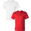 imageGildan Adult Ultra Cotton TShirt with Pocket Style G2300 2PackRed