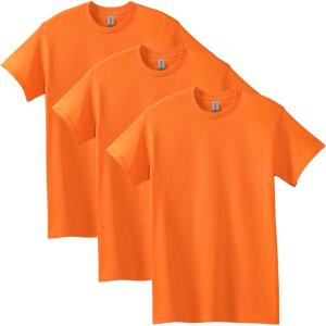 imageGildan Adult Heavy Cotton TShirt Style G5000 MultipackS Orange 3pack