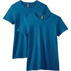 imageGildan Womens Softstyle Cotton TShirt Style G64000l MultipackAntique Sapphire