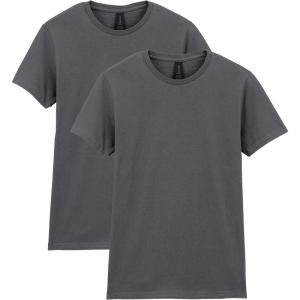 imageGildan Womens Softstyle Cotton TShirt Style G64000l MultipackCharcoal
